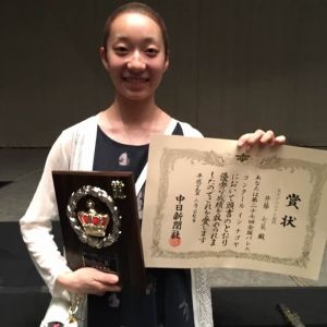 第27回 全国バレエコンクール in Nagoya</br>
女子ジュニアC(高校生)</br>
中日賞 井藤七菜