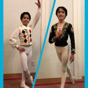 第14回京都バレエコンクールP.B.K<br/ >
・男性小学生の部<br/ >
第4位 奥田健聖(左)<br/ >
・男性中学生の部<br/ >
第3位 木村建心